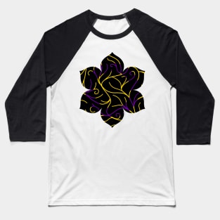 Black Velvet, Intersex Flag Vines Baseball T-Shirt